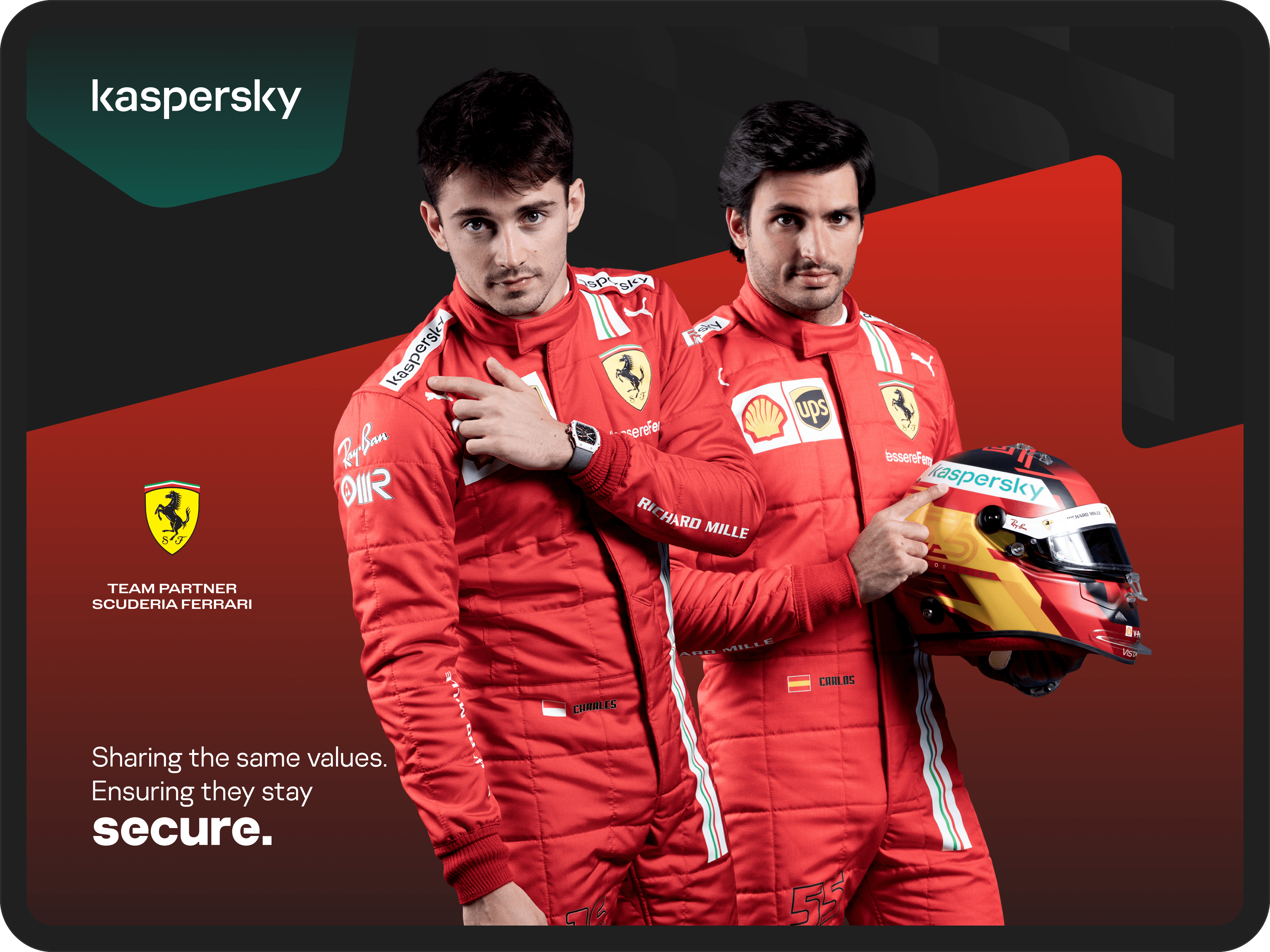 Ferrari-Kaspersky background