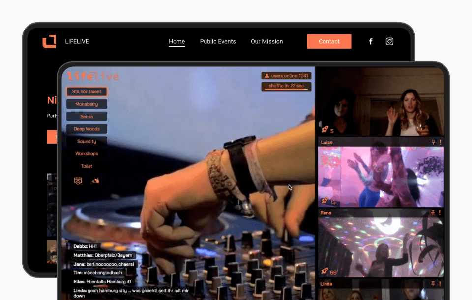 Lifelive party platform